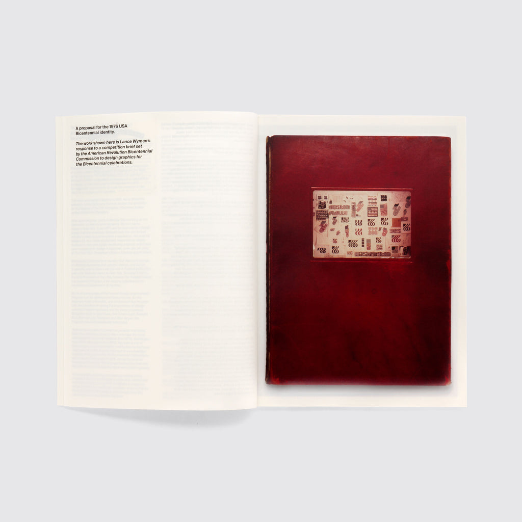 Lance Wyman: Process. A proposal for the 1976 USA Bicentennial identity